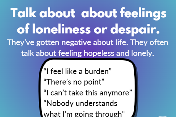 Mental Health Warning Signs Pt. 5/6 (2024)